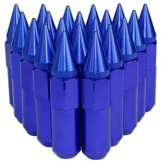 WTIXCRQ Wheel Stud Compatible With Chevrolet 20pcs Nuts Bolts M12X1.5/M12X1.25 60MM Wheel Nuts Extended Tuner Wheels Rims Lug Nuts Modification(Color 2,M12x1.5)