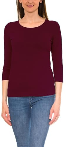 Alkato Damen Shirt 3/4 Arm mit Rundhals