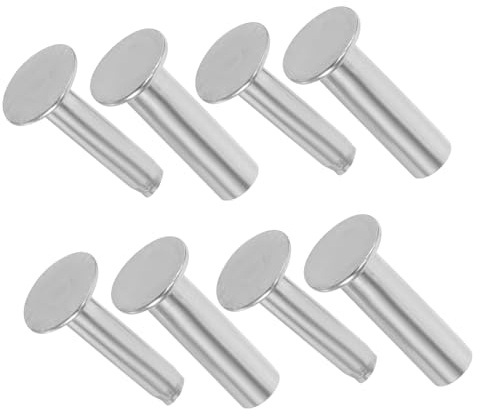 CIYODO 4 Paar Messergriff Nieten Aus Edelstahl FüR Diy KüChenmesser Griff Befestigung Handgefertigte Rivets FüR Sichere Messergriff Fixierung