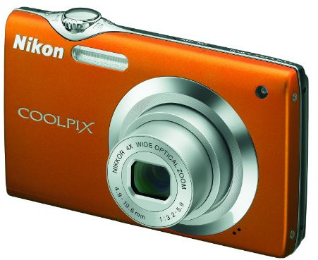Nikon Coolpix S3000 Digital Camera 12.0 Megapixels 4x Wide Angle Zoom 6.7 cm (2.7 Inch) Display Orange (Renewed)