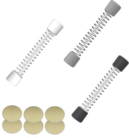 LINTRA 3 Piezas Tope Puerta para Lavadora Magnético, Resorte Soporte Magnético para Puerta Lavadora, 3 Colores Poste Puerta de Lavadora, para Mantener Abierta Puerta de Lavadora