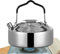 Backpacking Kettle, 1L Stainless Steel Portable Camping Kettle Lightweight Compact for Home