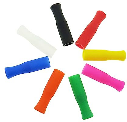 Cabilock 35pièces Embouts De Silicone Couvercles De Pour Acier Inoxydable Ou Réutilisables Multicolores