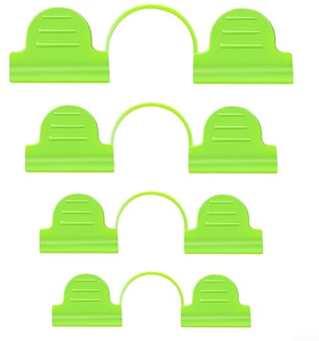 Lot de 100 accessoires de fixation pour film de serre, colliers de serrage en plastique pour serre, clip de tuyau en fibre de verre, boucle de serre avec clip de queue (5 mm)