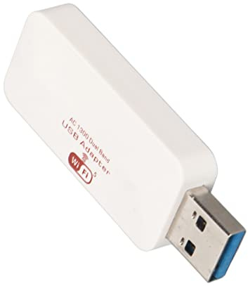 Yunseity Adaptador WiFi USB para PC, Adaptador de Red Inalámbrico USB3.0 de Doble Banda de 1300 Mbps, Modo Mu Mimo Soft Ap Mini Dongle WiFi para 11, 10, 8, 1, 8, 7, para XP, para, para, para