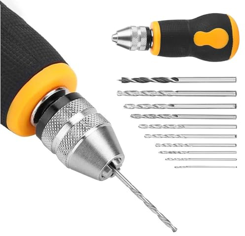Trapano a mano di precisione - Utensile rotante manuale per gioielli Trapno a mano portatile multifunzionale per realizzare, lucidare, incidere | trapano in miniatura per artigianato, modelli