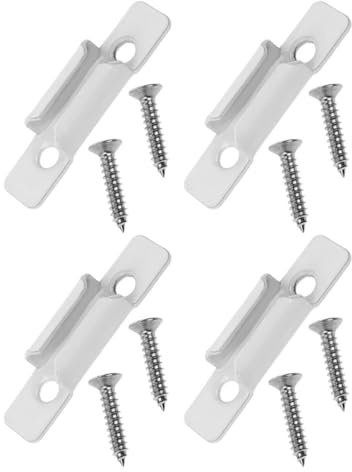 IWOWHERO 4 Piezas Cerraduras de Aleación de Zinc para Ventana Corrediza Bloqueo Seguro y Fácil Instalación Accesorio para Ventanas de Rv y Correderas