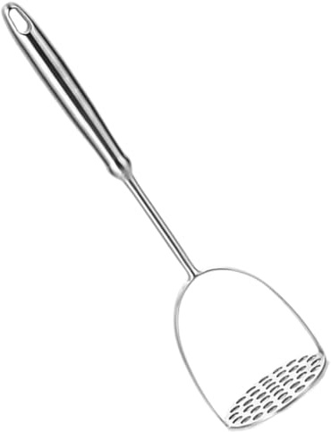 SUPVOX Presse-purée Manuel en Inox 304 Réutilisable, Outil Cuisine pour Écraser Pommes de Terre et Légumes, Robuste et Pratique pour Purée Rapide, Ustensile Cuisine Incontournable