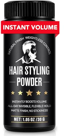 Hair Styling Texture Powder for Men & Women – 30g Volumising & Texturising | 24-Stunden-Starker Halt, Matte Finish, Non-Sticky, Lightweight, Natural Look