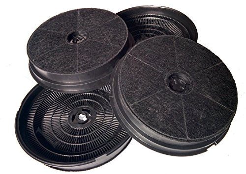 bartyspares® Pack of Four B&Q CATA Designair Cooke & Lewis Carbon Charcoal Cooker Hood Filter CARBFILT1
