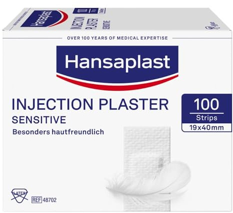 Hansaplast Sensitive Injektionspflaster 1,9x4 cm 100 stk