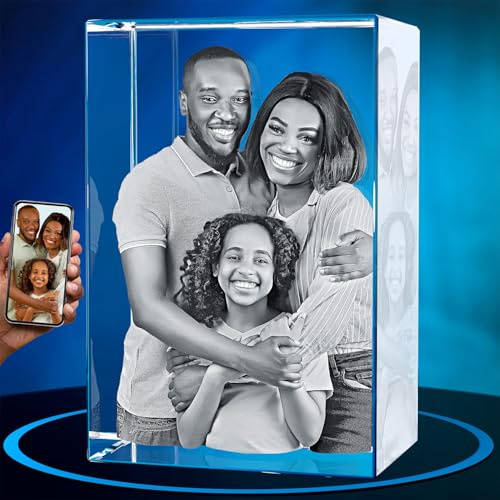 ArtPix 3D-Kristallfoto, Muttertagsgeschenke für Frauen, Sie, Ehefrau, Männer, Mutter, Ehemann, tolles personalisiertes, individuelles Geschenk mit Ihrem eigenen Foto