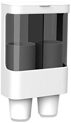 Becherspender mit Wandmontage, für Plastikbecher, Papierbecher und Papierkegel (S-2)
