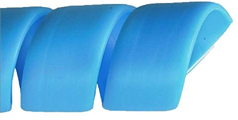 Hinleise 25mm Sleeve Wire Protector Spiral Wrap Tube Cable Protector Line PP Covered Wire Cable Line Protective Sleeve Wire Management 2m - Blue - 1pc