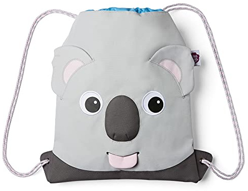 Affenzahn Koala Turnbeutel Textil/PFC-freies Polyester Grau 28.5 x 36.5 x 0.5 cm (B/H/T)