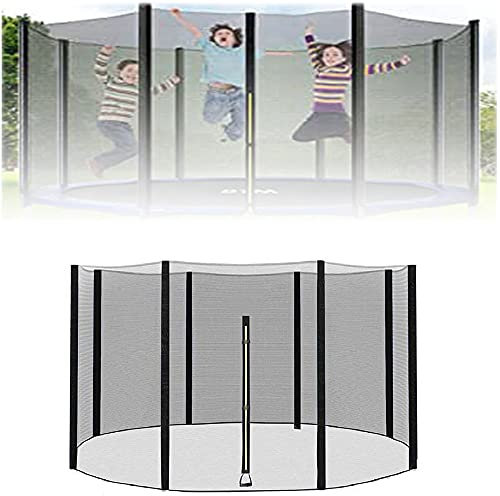 Sicherheitsnetz Ersatznetz für Trampolin ø 244 305 366 427 488cm Trampolinersatznetz, Trampolin Ersatznetz Sicherheitsnetz Netz, Trampolin Ersatzteile für Gartentrampolin 10FT for 6 Poles