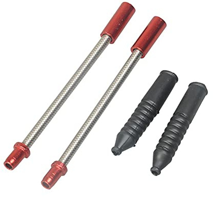 Fahrrad-V-Bremskrümmer, Asudaro Flexibles Fahrrad V Brake Elbow Einstellbare Edelstahl V Bremse Kabelführungsrohr Für Mtb Fahrrad Fahrrad Reparatur Ersatzteile,rot