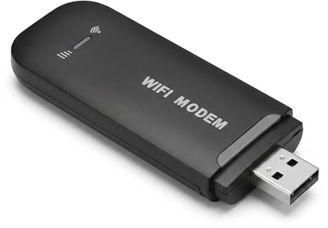 Mobiler 4G WLAN Router, Tragbares WLAN mit Verschlüsselungsfunktion, USB betriebener Reise WLAN Hotspot, Signalstabilität, Unterstützt 10 Geräteverbindungen
