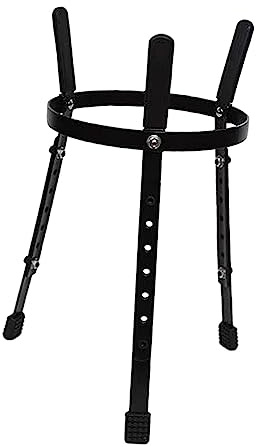 Sitzender Fass-Ständer Conga-Ständer, rutschfester Trommelständer, afrikanischer Djembe-Ständer, Instrument, 25,4 cm