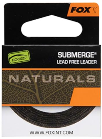 Fox Naturals Submerge Leader 40lb 18.1kg - 10m Vorfachschnur, Vorfachmaterial zum Karpfenangeln, Schnur