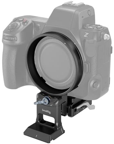 SMALLRIG Plaque de Montage à Collier Rotatif pour Nikon Z 8/Z 6III/Z 6II/Z 7II/Z 5/Z 6/Z 7, pour Arca Type et pour Manfrotto RC2 Trépied, Supportant la Prise de Vue Horizontale et Verticale - 4306