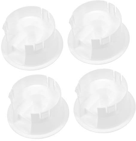 IMIKEYA Coperchio per Brocca d'Acqua Resistente all'Usura in Plastica Pc Bianco, Compatto per Uso Quotidiano e Ristorante, Set da 4 Pezzi per Caraffa Fredda e Bollitore