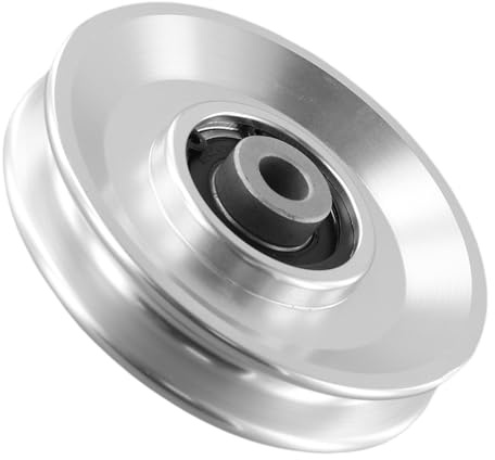 Zoegneer Leichtgewichtige Aluminium-Legierung Roller Workout High Pull Down Metall Gantry Big Flyer-Räder für Riemenscheibe Rad für Seilzug Block (90 mm)