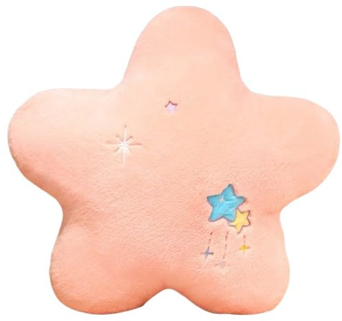 champracer Kuschelkissen Sternkissen für Kinder, Höhere Qualität Weiche Flauschige Sternform Zierkissen Sofakissen, Plüsch Kissen,Dekokissen für Kinderzimmer Schlafzimmer (Stern)