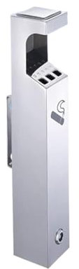 Standaschenbecher for den Außenbereich: Gewerbliche Qualität for Haus, Garten, Terrasse und mehr. Wandmontierter Rauchbehälter – ideal for Einkaufszentren und Büroräume