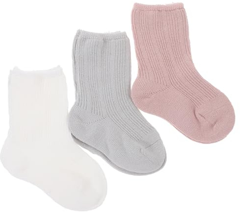 QUMIIRITY 3paare Socken Für Winter Warme Rutschfeste Neugeborenen Socken Aus Atmungsaktivem Material s Monate Für Jungen Und Mädchen Für Drinnen Und Draußen