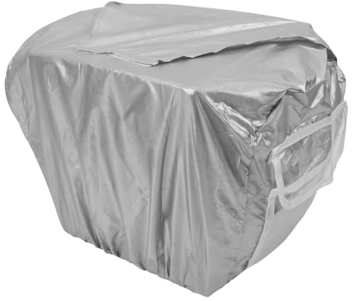 POPETPOP Dustproof Generator Cover Portable for Generators Outdoor Use Tarpaulin Rainproof Silver