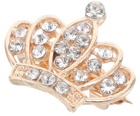 ROMISBABA Broche De Couronne Vintage Pour Femmes Épingle De Vêtements Avec Cristaux Broche De Revers De Costume Accessoire De Châle De Mariage