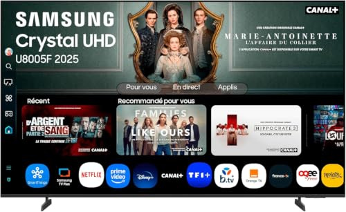 Samsung TV Crystal 85 (2025) LED UHD 4K - TU85U8005FUXXC [Länderversion Französisch, Spanisch, Portugiesisch]...[Länderversion Französisch, Spanisch, Portugiesisch]