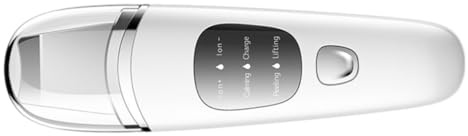 Mobestech Nettoyant Pour Points Noirs Et Démaquillant Exfoliant Lcd, Appareil Ultrasonique Compact, Pour Soins Visage Sensibles, Usage Quotidien, Blanc