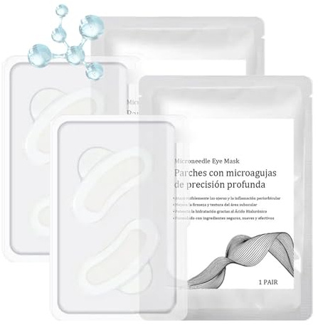 Altherona Microneedling Augenpads 2PC, Anti-Falten Microneedling Patches, Eye Patches gegen Feine Linien, Augenfalten & Tränensäcke, Microneedle Patch Augenringe entfernen, Augen Pads für Augenpflege