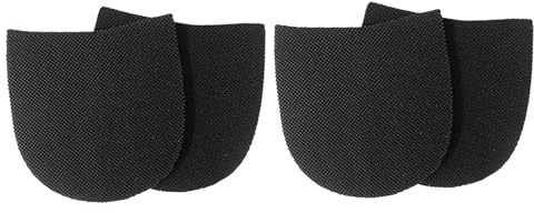 2 Pairs Extra Large Rubber Heel Repair Pads Thick Anti Slip Boot Heel Replacement for Men Women Durable Heel Pads for Shoes 3.5mm Shock Absorbing Rubber Sole Repair Inserts for Daily Walking