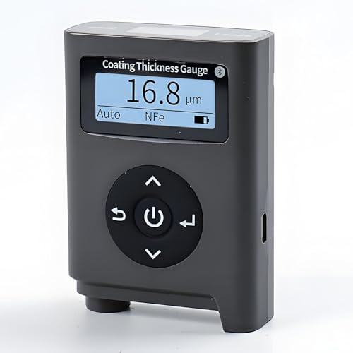 LS226 Coating Thickness Gauge 0–2000μm Fe/NFe Auto-Detection, Digital Paint Thickness Meter with Dual Display, for Car Paint, Anodized Layer, Conformal Coating, Industrial Handheld Tester