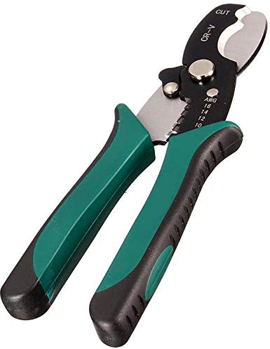 Alicates pelacables de 8 pulgadas Tijeras para cortar alicates Alicates pelacables Herramienta para pelar cables multifunción Alicates prensadores-A1