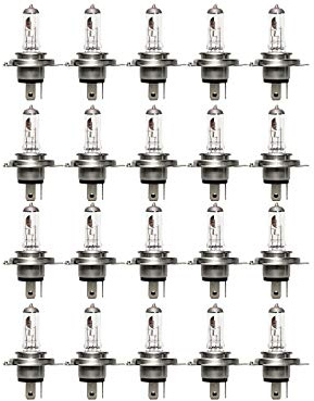 ILODA 20x Era H4 12V 60/55W P43t-38 Halogen Glühbirnen Lampen Scheinwerferlampen Faltschachtel