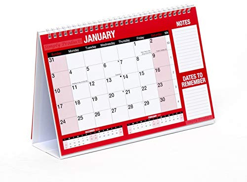 2027 Month to View Desktop Office Table Calendar/Planner (Stand Alone Calendar SMP3814)