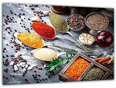 TMK ArtDeko – Schneidebrett Glas – Glasschneidebrett für die Küche 30x22 cm – Robust, Hygienisch & Rutschfest – Glas Schneidebrett – Zusätzliche Arbeitsfläche – Vielseitige Nutzung