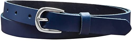 Vascavi Ledergürtel, 2 cm breit, Echtes Leder, Unisex Gürtel für Damen und Herren, MADE IN GERMANY, AM18-SL