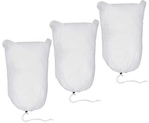 Happyyami 3piezas Cubiertas para Protector Antifrio para Jardín Diseño De Dibujo para Rosales