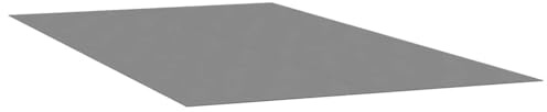 vidaXL Pool-Bodentuch Hellgrau 420x220 cm Polyester Geotextil