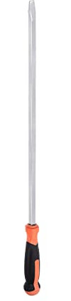 QUARKZMAN Fente Tournevis 12mm Plat Tête Impact Baguemolition Tournevis avec 23.6 Carré Tige pour Industrie/Automobile Réparation