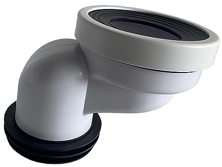 rongweiwang Straight Offset Toilet Flange Connector Tub Waste Drain System Efficient and Reliable, Shift 10cm
