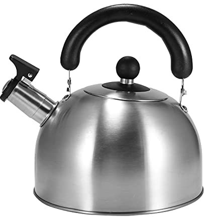 OQHAIR Bollitore per Il tè con fischio Bollitore in Acciaio Inossidabile con fischio Bollitore per fischio a Gas Teiera Automatica da 3 Litri Bollitore per Acqua per caffè Latte (Colore :