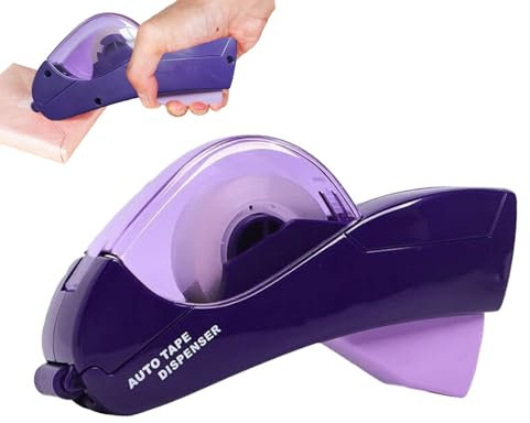 Hemousy Automatischer Klebebandabroller, Auto Tape Dispenser Handheld Automatic Tape Dispenser, Automatischer Klebebandspender, Tragbar Automatisch Tape Dispenser Aufkleben von Geschenken, Paketen