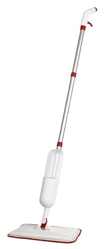 Juego de mopa con pulverización, kit de mopa húmeda, mopa húmeda con almohadillas lavables, mopa húmeda y seca, mopa de suelo con pulverizador, mopa de pulverización de agua para laminado, azulejos de