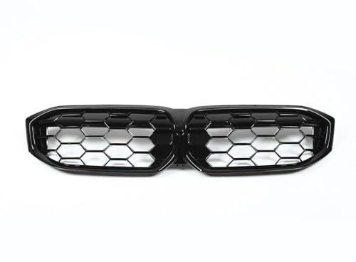 Gitter Für 3 Serie G20 G21 G28 320i 325i 330i 2023-2024 Auto Kühlergrill Stoßstange Haube Mesh Grills Gitter Mit Kamera Loch Frontgrill(Color:Alles schwarz)